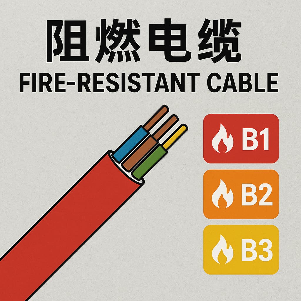 什么是阻燃電纜？B1、B2、B3級的區(qū)別你了解嗎？