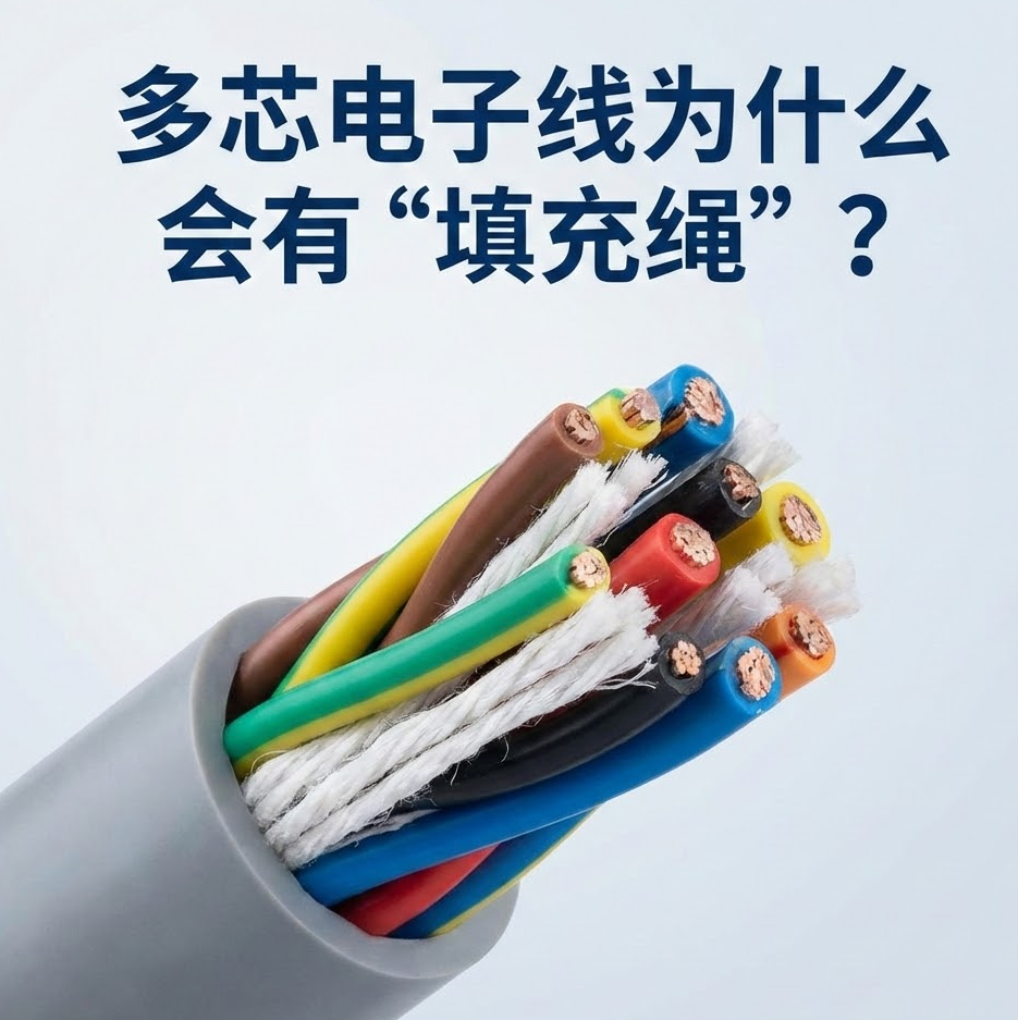 多芯電子線(xiàn)為什么會(huì)有“填充繩”？